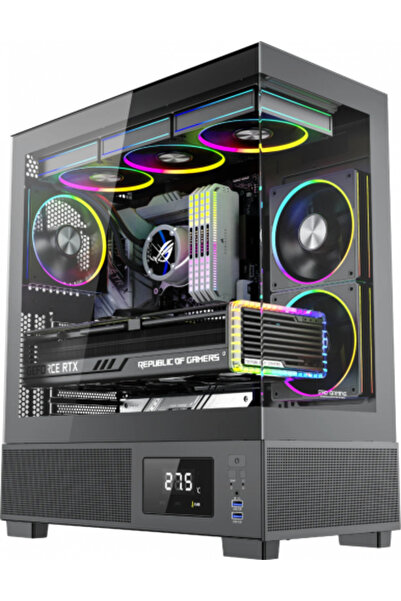 Pro GaminG Carcasa ProGaming Kian ARGB Middle Tower Fara Sursa Black