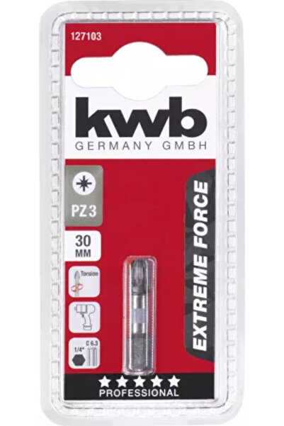 Kwb Biti Pozidriv PZ 3 extreme force - Impact 30 mm Professional
