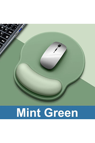 Choice1 XS Mint Green Gradient Non-slip Mouse Pad, Soft Foam Desktop Mat with...