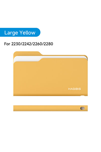 choice2 Yellow 2230-2280 Hagibis M.2 SSD Enclosure 10Gbps USB 3.2 Gen 2 to NV...
