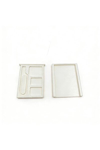 Choice3 White 3D Printed SIM Card Storage Case,Portable Shockproof Holder For...