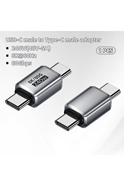 Choice4 240W-GG-ZT-YS U Shape PD240W USB C Adapter 8K@60Hz 80Gbps 180 Degree ...
