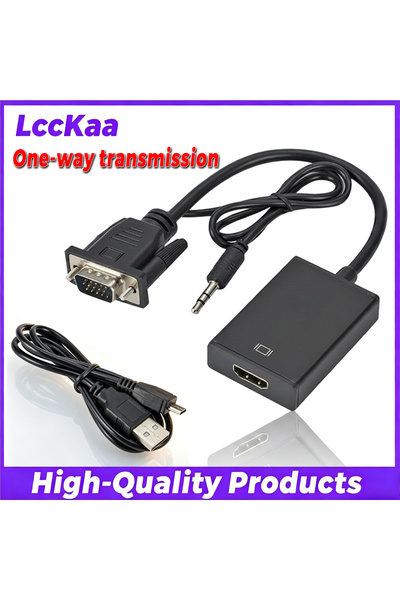 Choice VGA To HDMI 1080P VGA To HDMI Converter VGA Male To HDMI-Compatible Fe...
