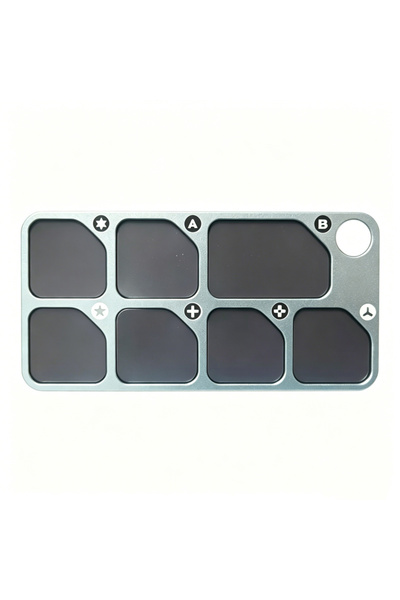 Choice Magnetic Pad 1PC 7-Compartment Aluminum Magnetic Parts Tray Anti-lost ...
