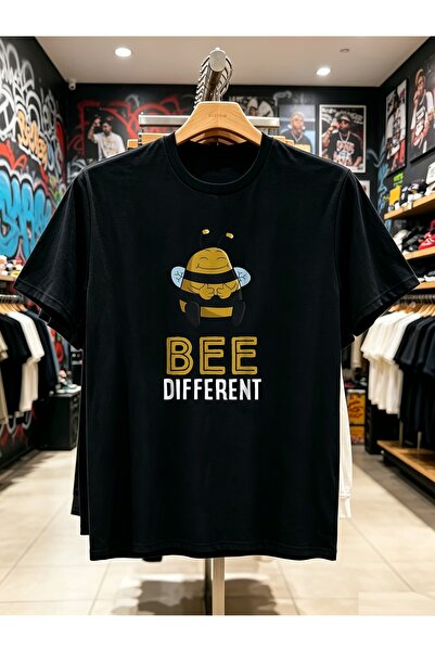 En22 Different Graphic T-Shirt for Men Cartoon Bee Novelty Casual Tee 1pc