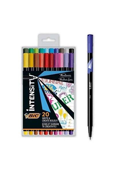 Bic İntensity Fineliner Keçeli Kalem 20'Li