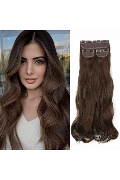 Estelle Clip in Hair Extensions for Women, Synthetic Long Straight,bodywave,c...
