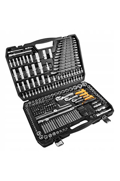NEO Tools Set de chei tubulare NEO 1/4 ", 3/8 ", 1/2 " și capete TORX 300 piese.
