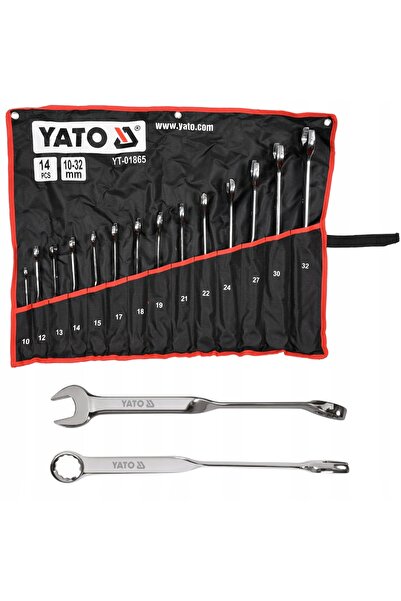 VOREL by YATO Set complet de chei combinate YATO 10-32mm, 14 piese