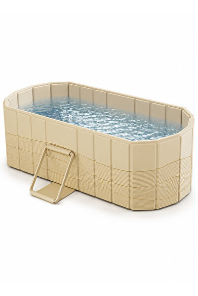 ESLTECNO Deluxe Portable Foldable Bathtub Set for Adults 1.5m, Thickened Insu...