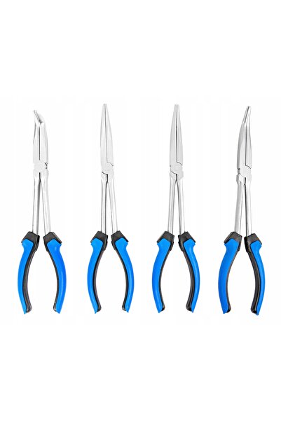 GEKO Set de clești lungi 280mm 4 bucăți
