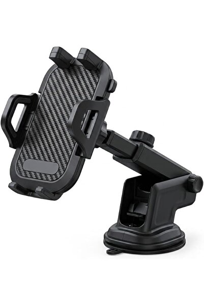 Generic Car Phone Holder Mount | Carbon Fiber Telescopic Cell Phone Mount for...