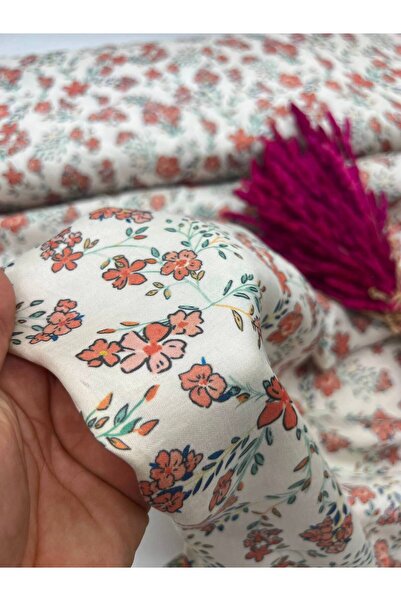 Kumaş Sevdası Summer Patterned Lyocell Tansel Fabric (Width 145cm) Dress, Shi...