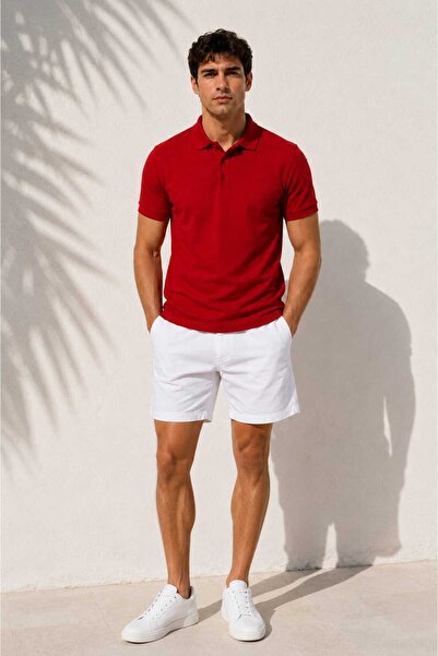 Castello Unisex Polo Collar T-Shirt Pique Fabric |   Comfortable Fit, Breatha...