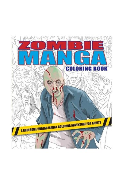 Walter Foster Publishing Zombie Manga Coloring Book