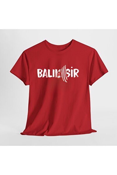 SARI Man Holding a Balikesir Flag Crewneck T-Shirt