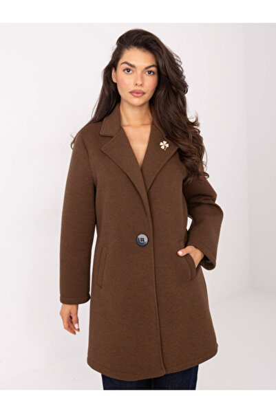 rue parıs Palton Dama, RUE PARIS, Poliester, Maneca lunga, Maro, model IT-FL8...