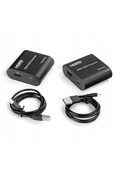 NO BRAND Convertor HDMI la LAN cat. 6/5e 1080p 60m USB EDID Spacetronik SPH-H...