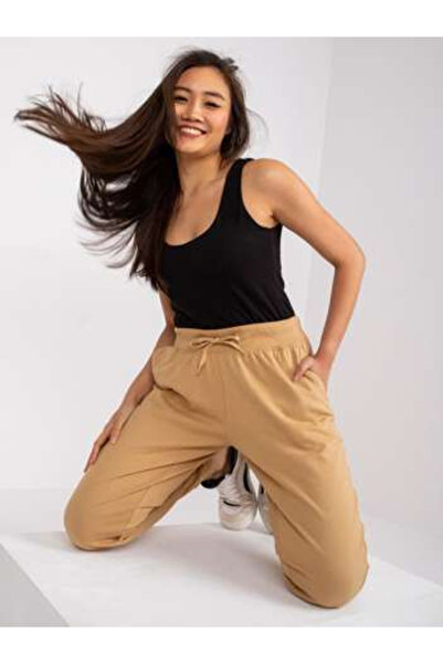 Mayflies Pantaloni Trening Dama Lunga, Sport, Mayflies, Camel Casual Marimi M...