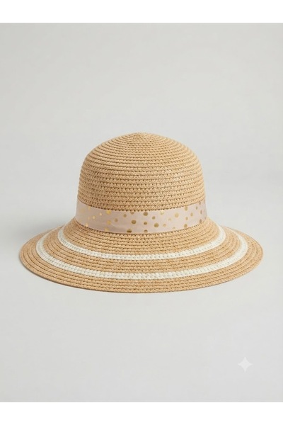 Fonem Capella Luxury Hat with Bow - 35% Silk 65% Natural Paper Blend, Elegant...
