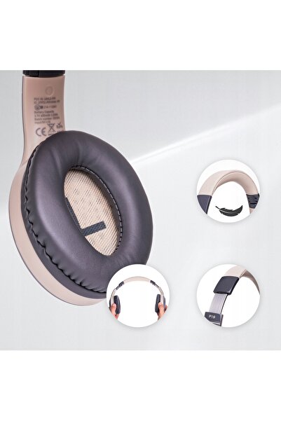 PowerLocus Căști over-ear P19 Gri