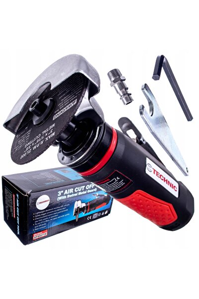 TC Technic Polizor Pneumatic Drept, Cutter Pneumatic, Set cu Valiză +5x Discuri