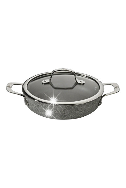 BALLARİNİ Tigaie adâncă cu capac Salina Granitium 24 cm Inducție Gri