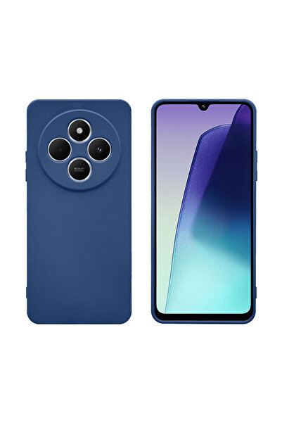 Techwave Μαλακή θήκη σιλικόνης για Xiaomi Redmi 14C 4G ναυτικό μπλε