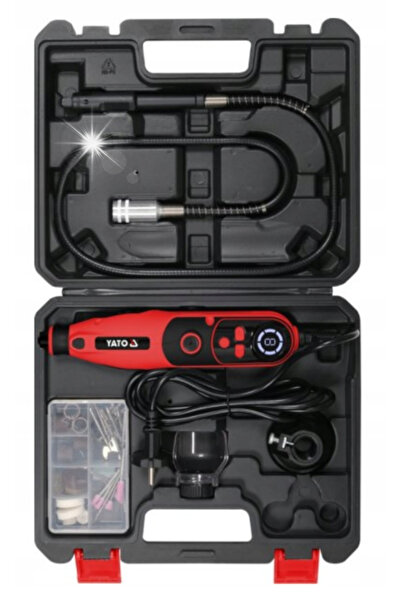 yato MINI POLIZOR MULTIFUNCȚIONAL 130W 6 VITEZE 10000-35000RPM 83el.