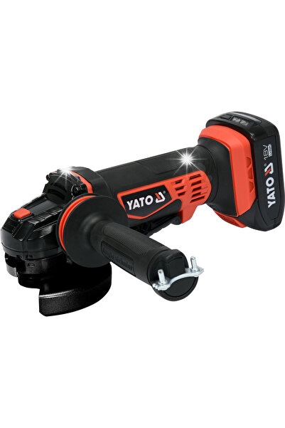 yato Polizor unghiular cu acumulator 125mm 18V 2Ah + Încărcător