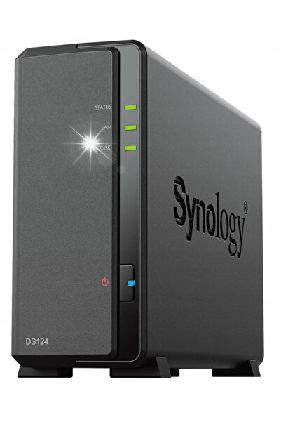 NO BRAND Disk de rețea Synology DS124, server de fișiere NAS cu un singur slot