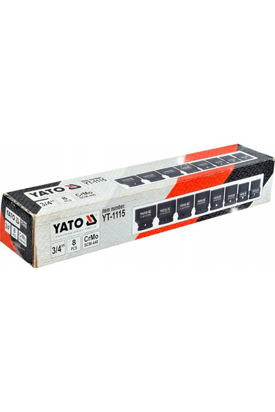 yato Chei tubulare cu impact 22-41mm 3/4'' 8 laturi