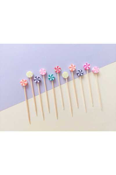 REN AKSESUAR Decorative Cake Toothpicks, Sticks, Ornaments for Birthdays, Org...