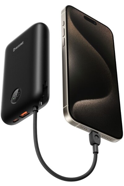 SWISSTEN Powerbank 30000 mAh USB-C USB-A 35W Cablu USB-C Lightning VOLTBOX