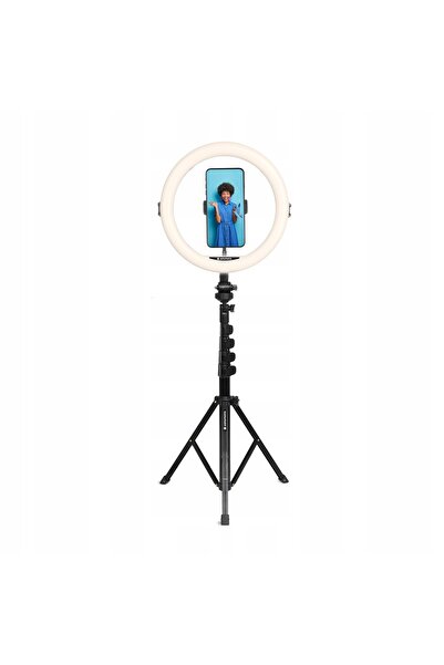 AgfaPhoto Lampă inelară LED cu stativ + Telecomandă pentru telefon smartphone