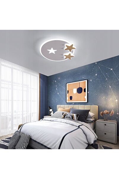 Goeco Plafonieră suspendată LED modernă, albă, pentru living, dimmerabilă, cu...