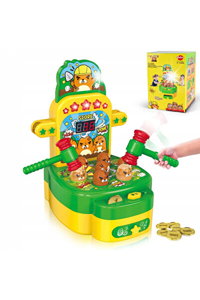VATOS GRA SKILL WHAC-A-MOLE MOLE HAMMER JUCĂRII EDUCAȚIONALE CU LED SUNET