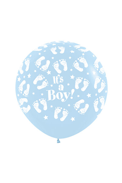 Sempertex Μπαλόνια Λάτεξ 24 "It's a Boy" σε ανοιχτό μπλε / 2 τεμάχια