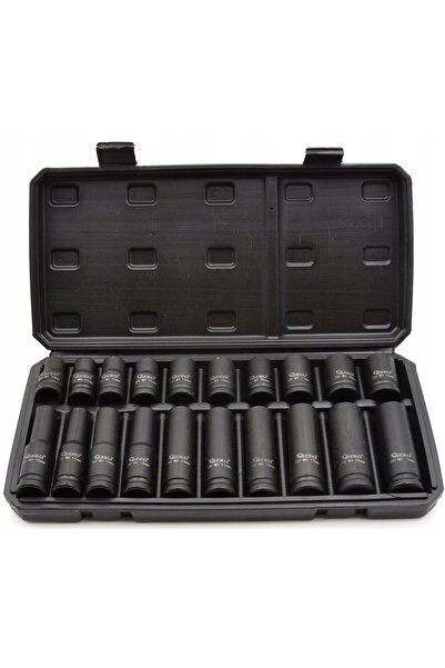 GEKO Set de capete tubulare de impact 1/2 inch pentru cheie pneumatică 10-19m...