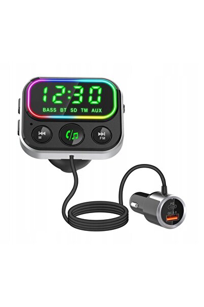 eXtremestyle Transmițător FM Bluetooth 5 USB+USB-C