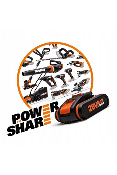 WORX Foarfecă pentru iarbă și arbuști WG801E ZEN 3 în 1 20V