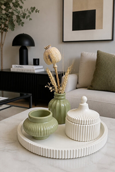 Zigzag Home طقم مزهريات ديكورية على الطراز البوهيمي مكون من 4 قطع، صندوق مزهر...