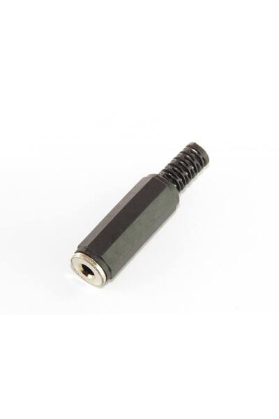 OEM Mufa Jack 3.5 mm mama mono cu manson drept pe cablu JC-121