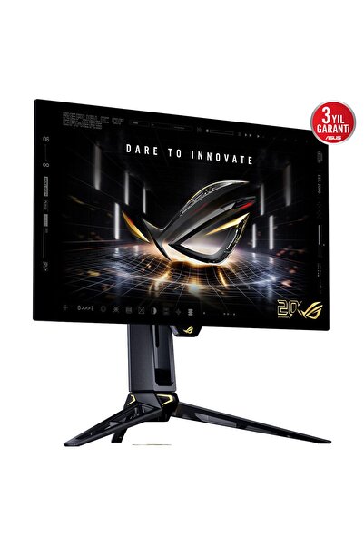 ASUS ROG Swift OLED PG27AQWP-G EDITION 20. Yıl 26.5 inç 720 HD – 540Hz 2K QHD Dual-Mode 0.02ms Adaptive Sync Tandem WOLED Pivot Gaming Monitör