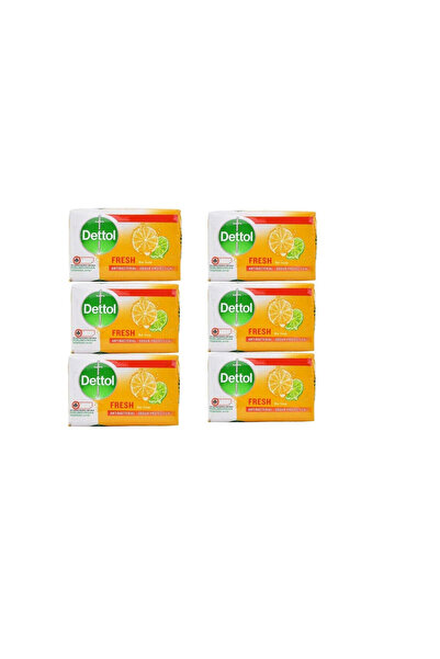 Dettol Bar Soap Fresh Antibacterial 6 x 100 g