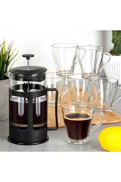 NO BRAND DZBANEK filtru cu piston cu sită pentru cafea, ceai, plante aromatic...