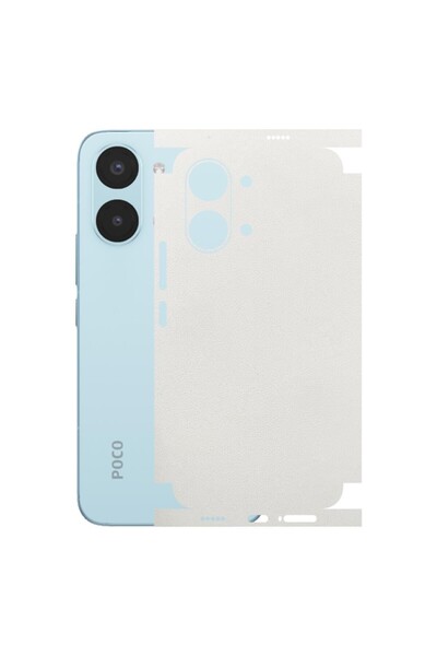 Kapps Poco X8 Pro Max ile Uyumlu Bumper Serisi Premium Kaplama 360 Beyaz