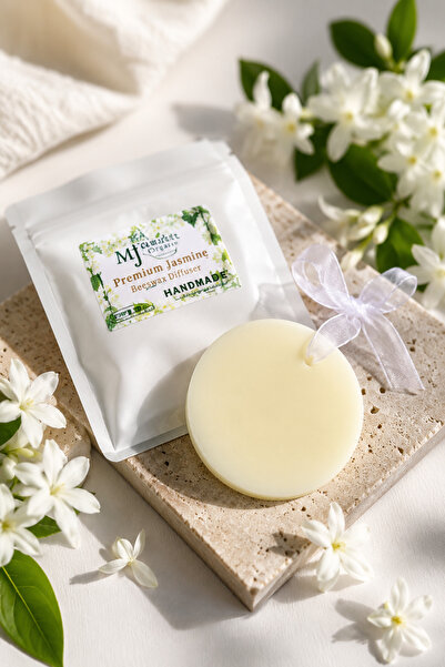 MTJ Natural Organic Premium Jasmine Beeswax Diffuser, Natural Home Fragrance,...