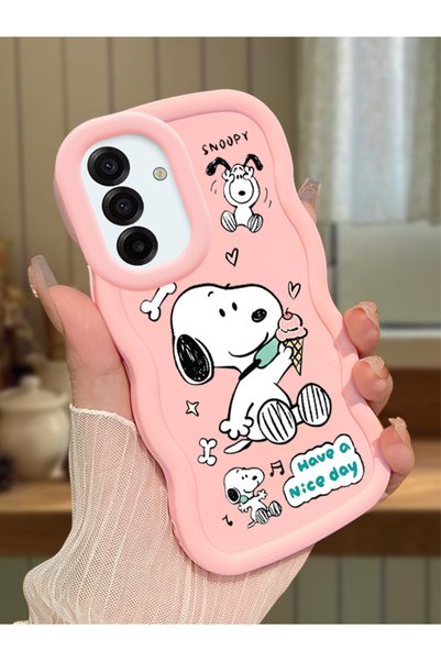 Hontinga Samsung Galaxy A17 Compatible Case Camera Protector Pink Silicone Co...