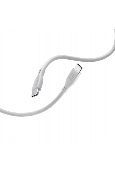 NO BRAND Cablu USB-C - USB-C CELLULARLINE Soft Max 1,2 m Gri